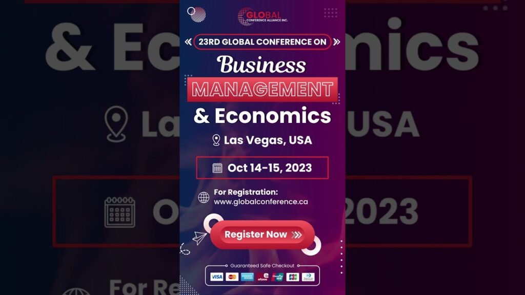 23rd global conference on business management and economics in usa | oct 14-15, 2023