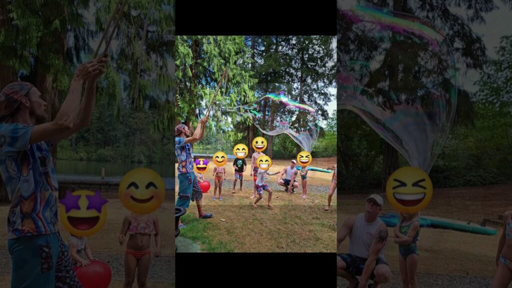 Bubble magic show