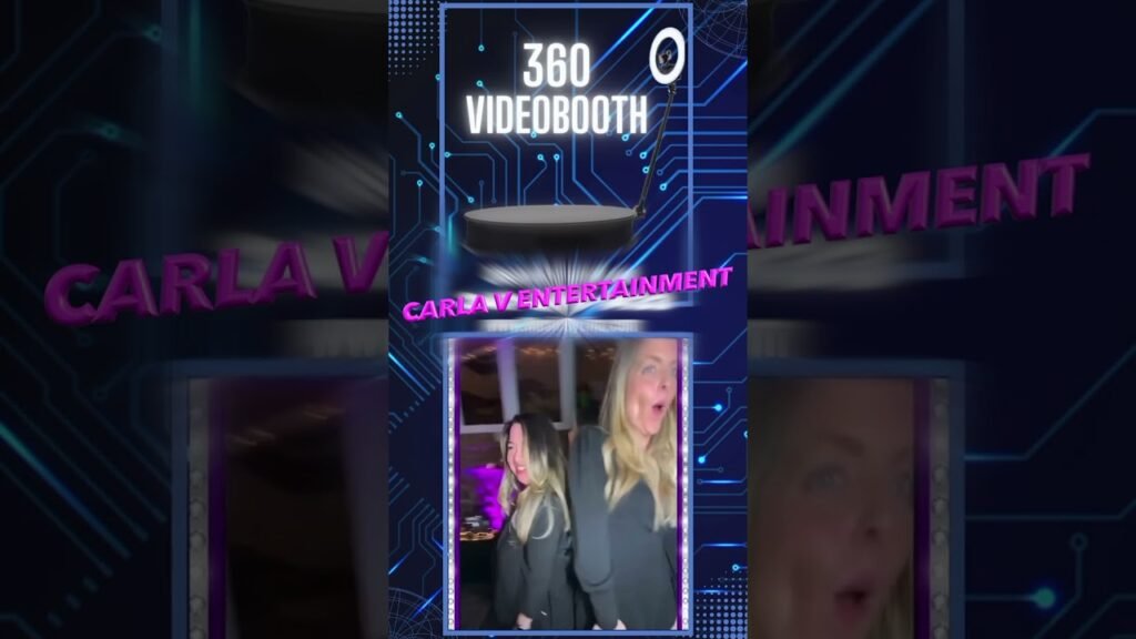 Carla v entertainment presents 360 photo booth for your next event! #music #360photobooth