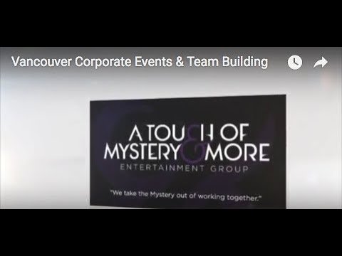 Corporate entertainment vancouver  - corporate events & team building