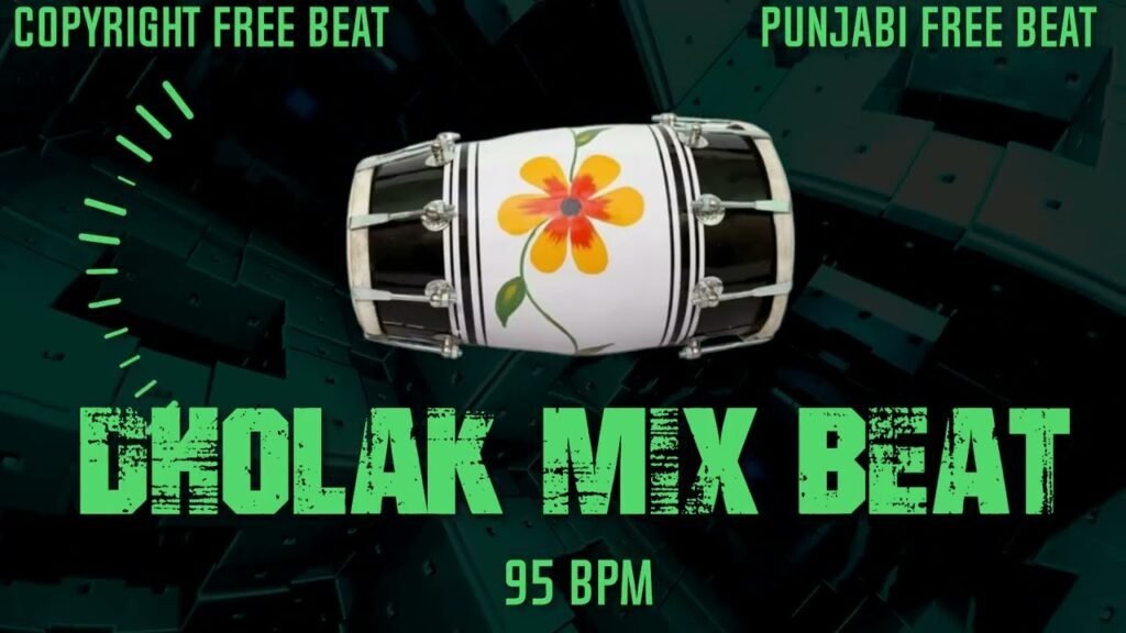 Dholak non stop beat | punjabi dhol dholak mix | bhangra folk beat 95 bpm | dhol loops punjabi