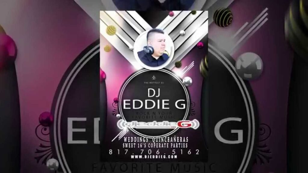 Dj eddie g | weddings | quinceañeras | sweet 16s | corporate events promo