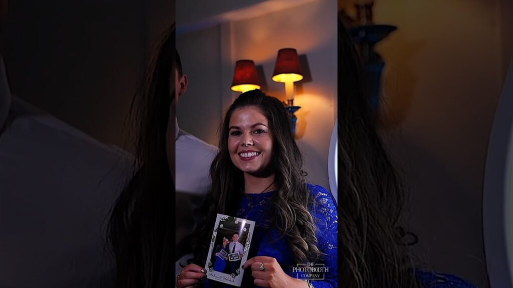 Digital photo booth at orlando gala 🤳 | strata booth highlight #shorts
