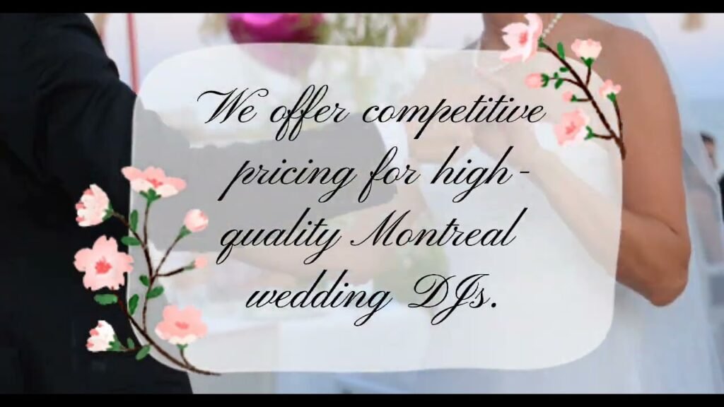 Djing. Ca | montreal wedding dj - call us at 1 (800) 431-4685