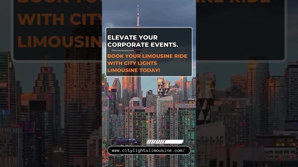 Elevate your corporate events. Book your limousine ride with city lights limousine today! #canada