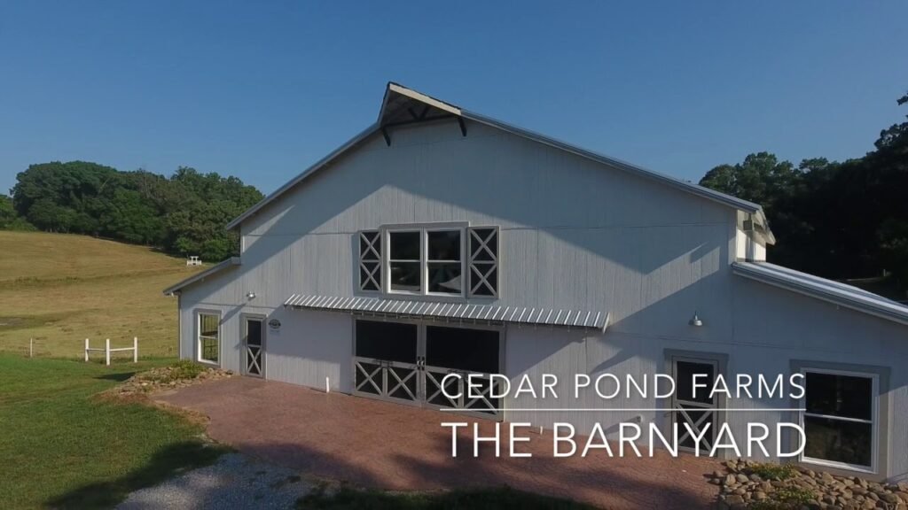 Knoxville corporate events venue: cedar pond farms barnyard tour -great 4 retreats and large events.