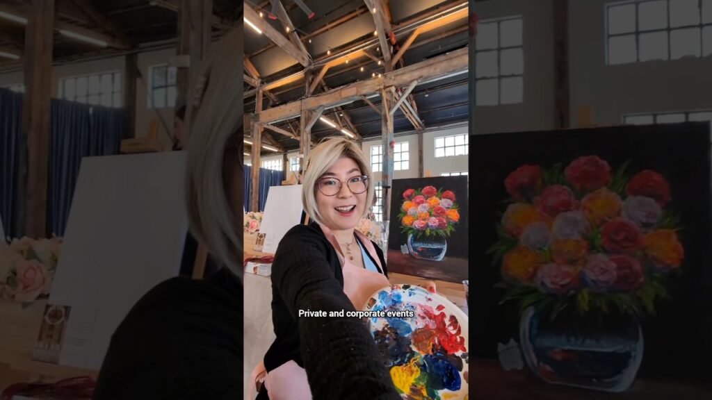 Popular sip & paint event by you and i paint from ontario is finally in vancouver rainy dayactivity