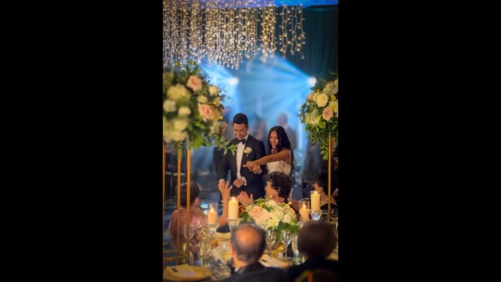 Signature wedding dj vancouver - bride + groom grand entrance custom lightshow