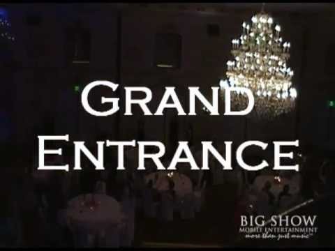 Spokane wedding dj custom hockey style grand entrance at the davenport hotel