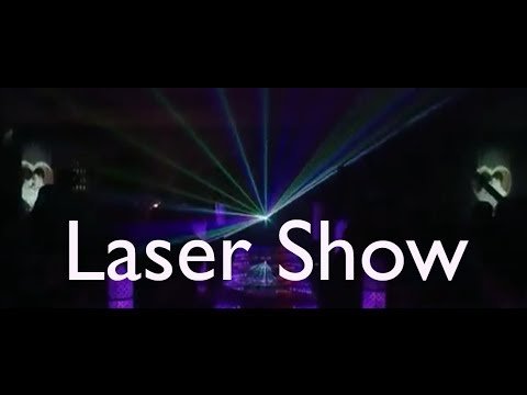 Vancouver dj "laser lights show" by  paradise events