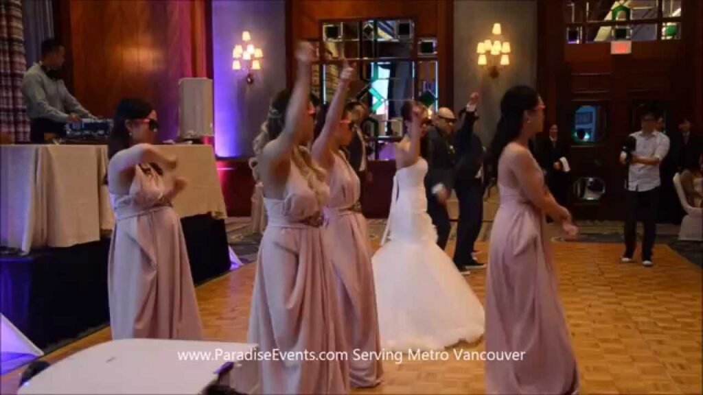 Wedding dj, wireless uplight, red carpet photo station four seasons hotel vancouver