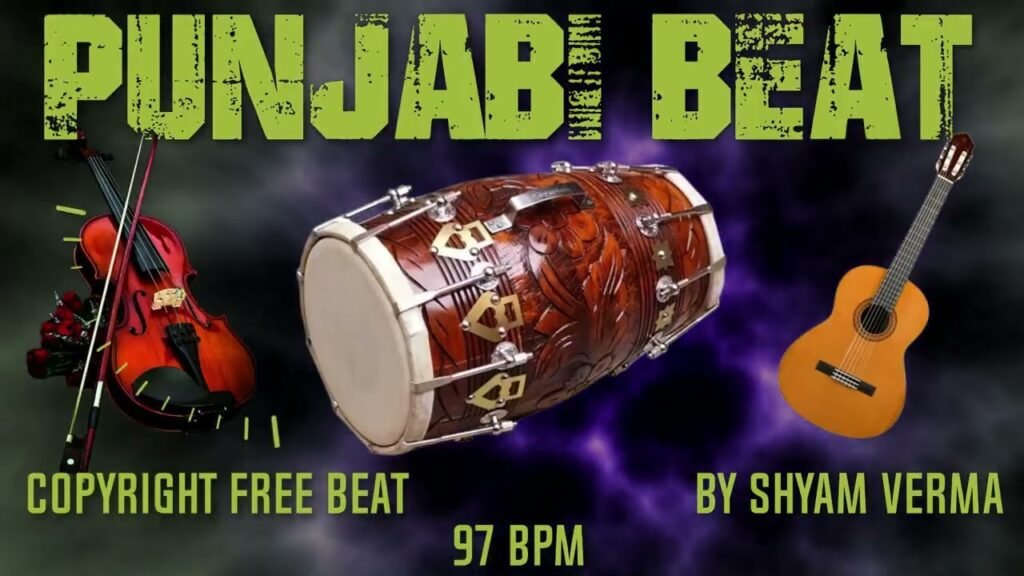 Dhol non stop bhangra beat | punjabi  bhangra dhol | bhangra folk beat 97  bpm | by shyam verma