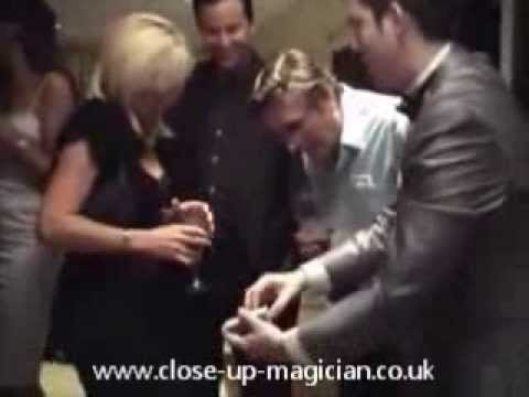 Close up magician in london for weddings and corporate events