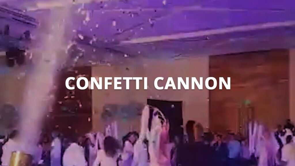 Confetti cannon - weddings & corporate events - puerto vallarta, sayulita, punta mita
