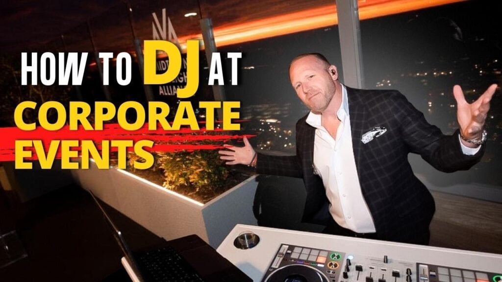 Djing high profile corporate events | gig log