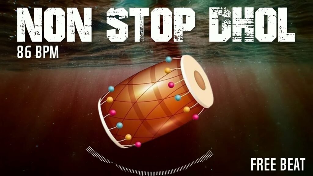 Dhol non stop bhangra beat | punjabi  bhangra dhol | bhangra folk beat 86  bpm | by shyam verma