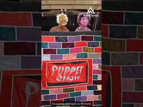 Fun learning with puppets by aw events | puppet show in lahore by aw events