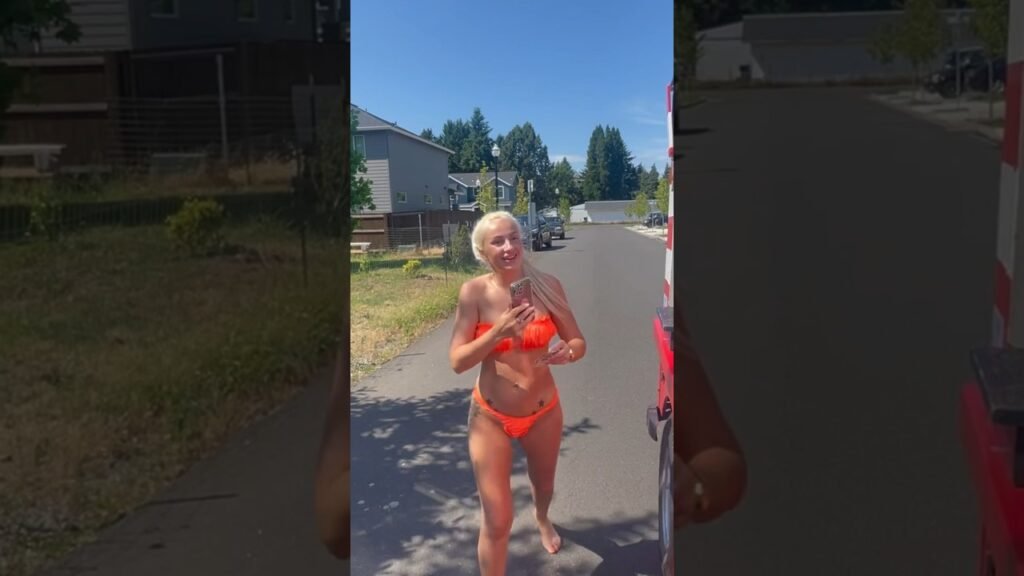 Ice Cream Short Stop #7 - Neon Bikini Girl Was Filming Me For Her Channel On A Hot Day!! | Vancouverdiscjockeys 2 Ice cream short stop #7 - neon bikini girl was filming me for her channel on a hot day!!