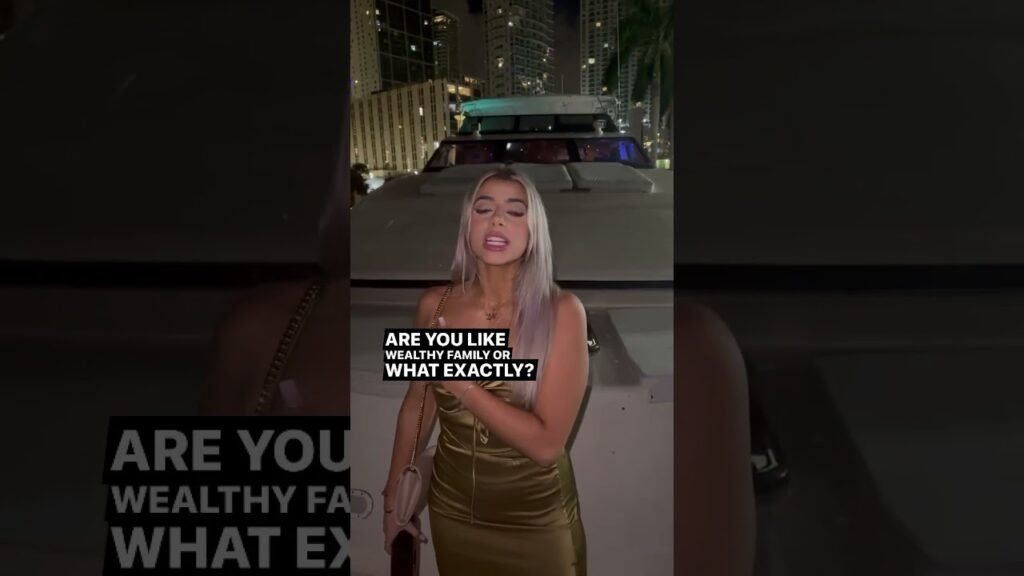 Imagine dating millionaire girl! 😍 dm for miami yacht rentals 🛥️ #miamipromoters #miamiboatrentals