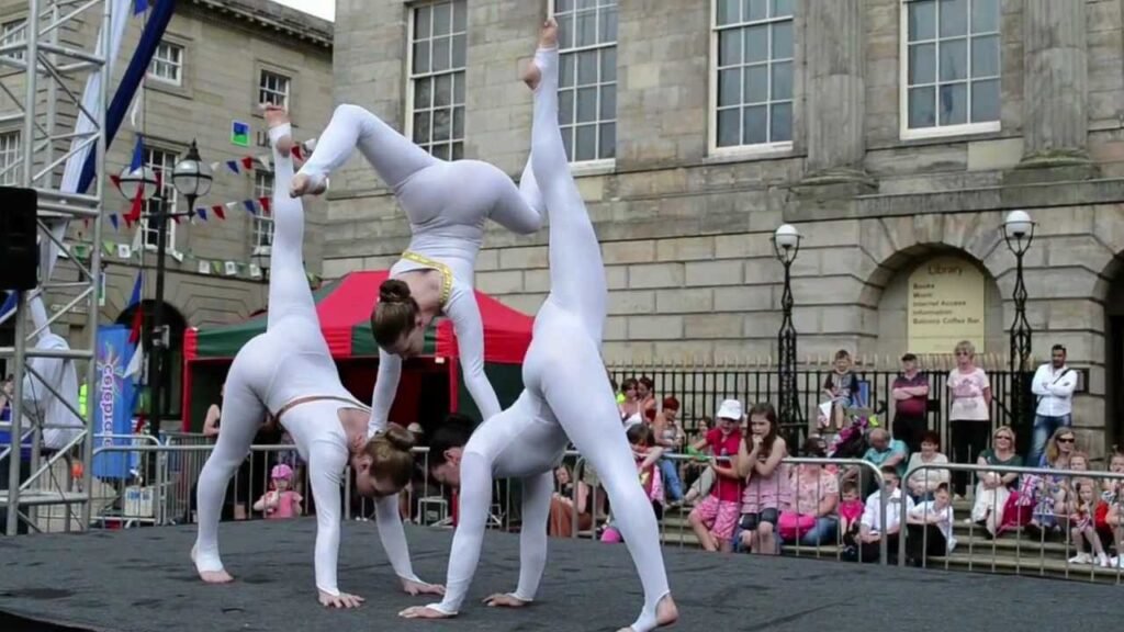 Olympic acrobats for corporate events - the medallists