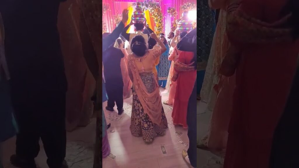 Punjabi wedding in america: jaggo:  rain of dollars everywhere