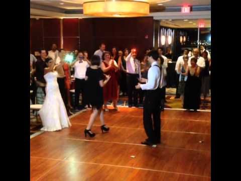 Traditional knife dance at persian wedding