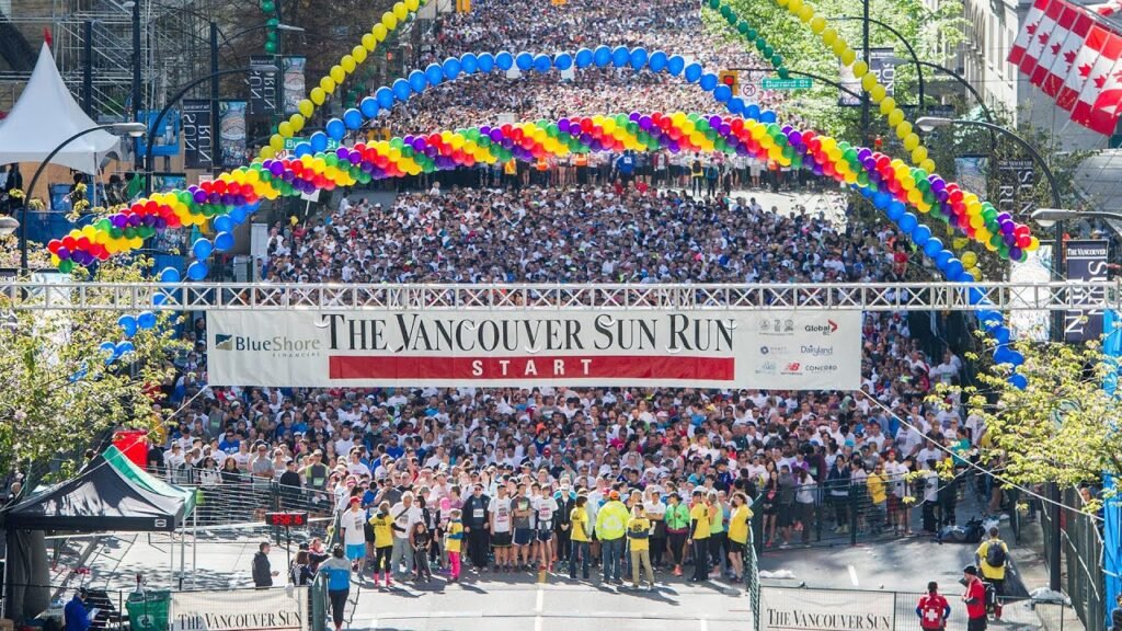 Vancouver sun run corporate team 2015