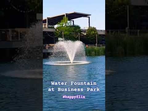 Water fountain at corporate business park #short #fun #filmmaking #park #business #happyflix #video