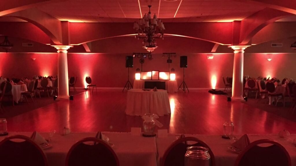 Wedding dj uplighting