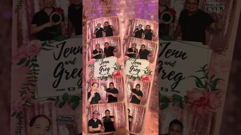 What do we do with all our photobooth prints? Put them on the fridge of course!