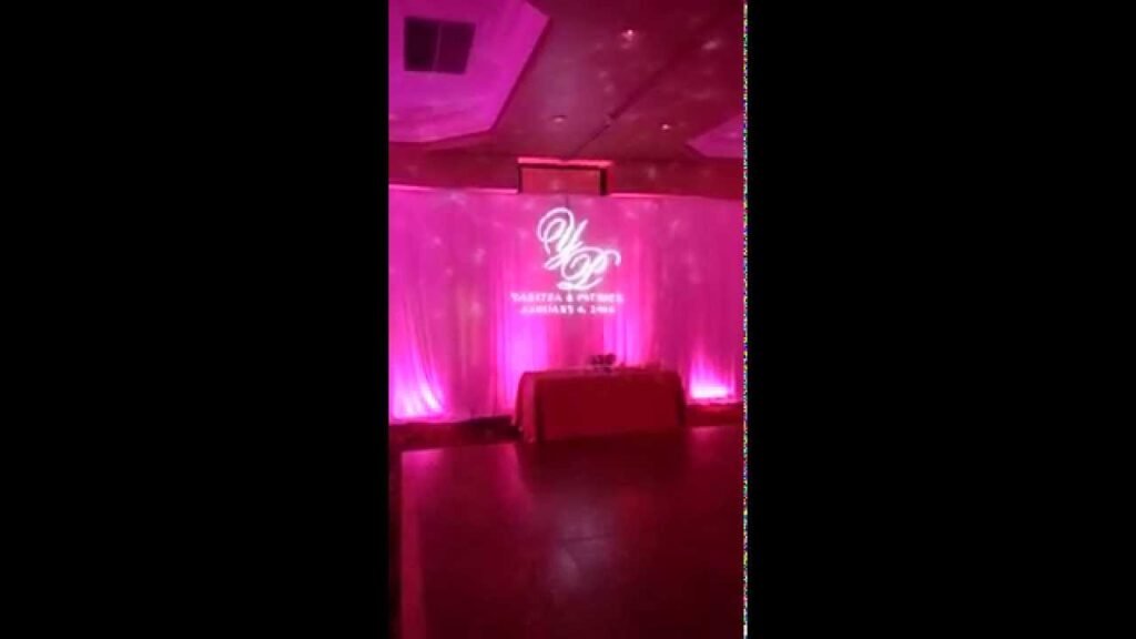 Casa monica hotel wedding dj  lighting ideas bride