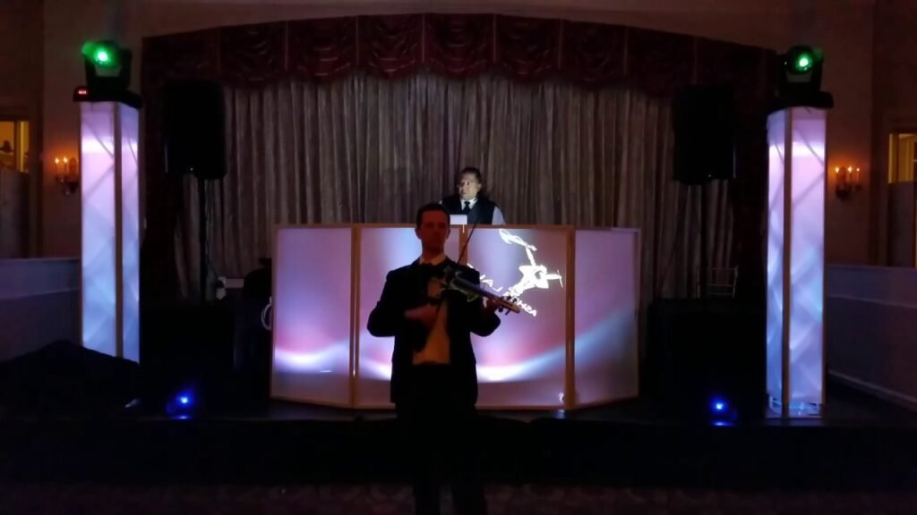 Corporate event entertainment ideas : dj violin performance