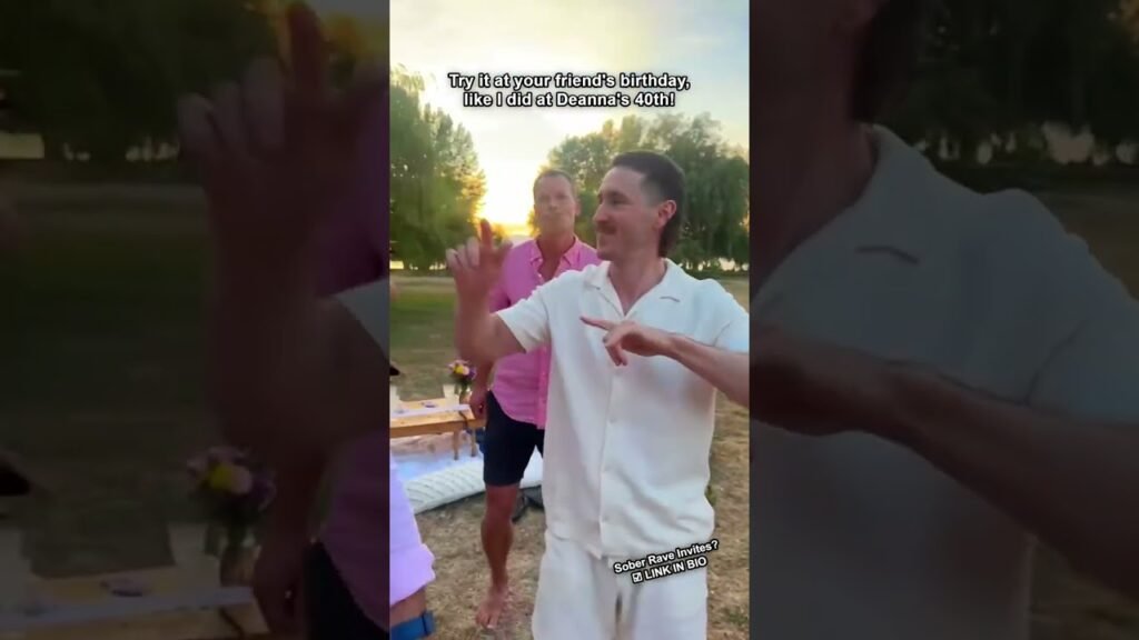 The sober dance mob activity